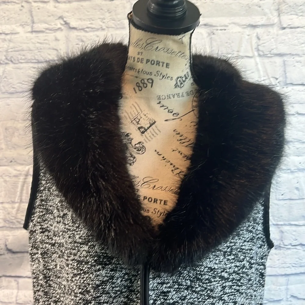Talbots faux fur